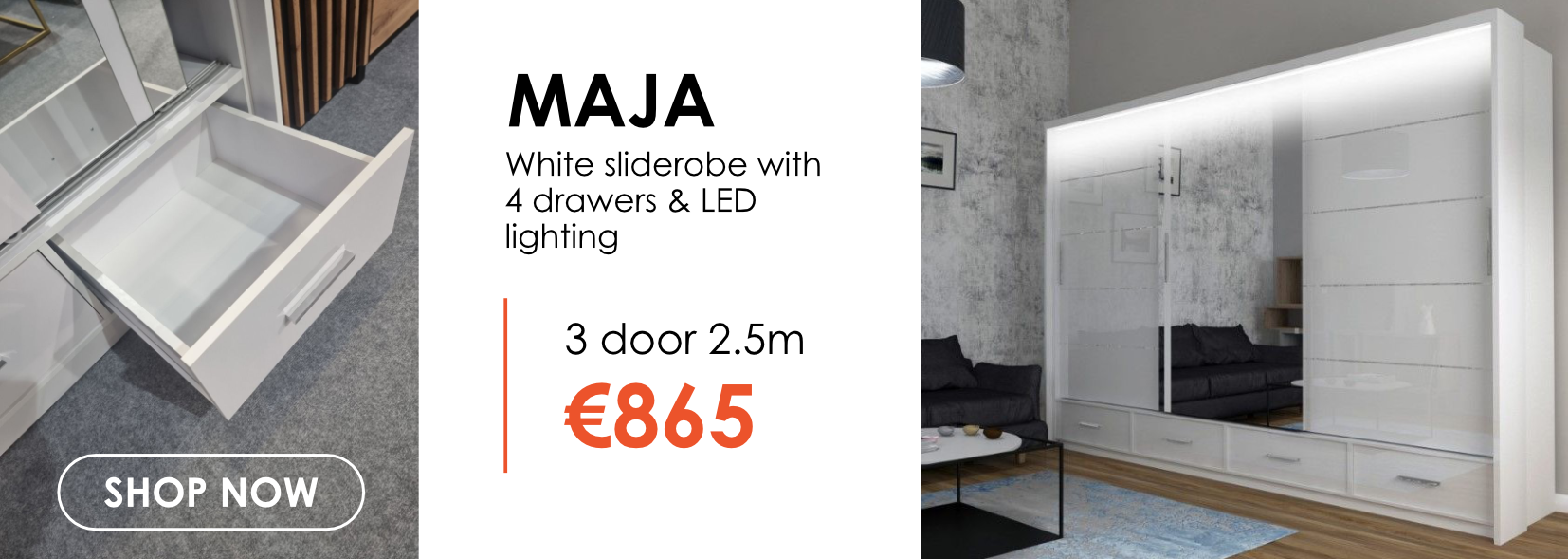 Maja 2.5m white
