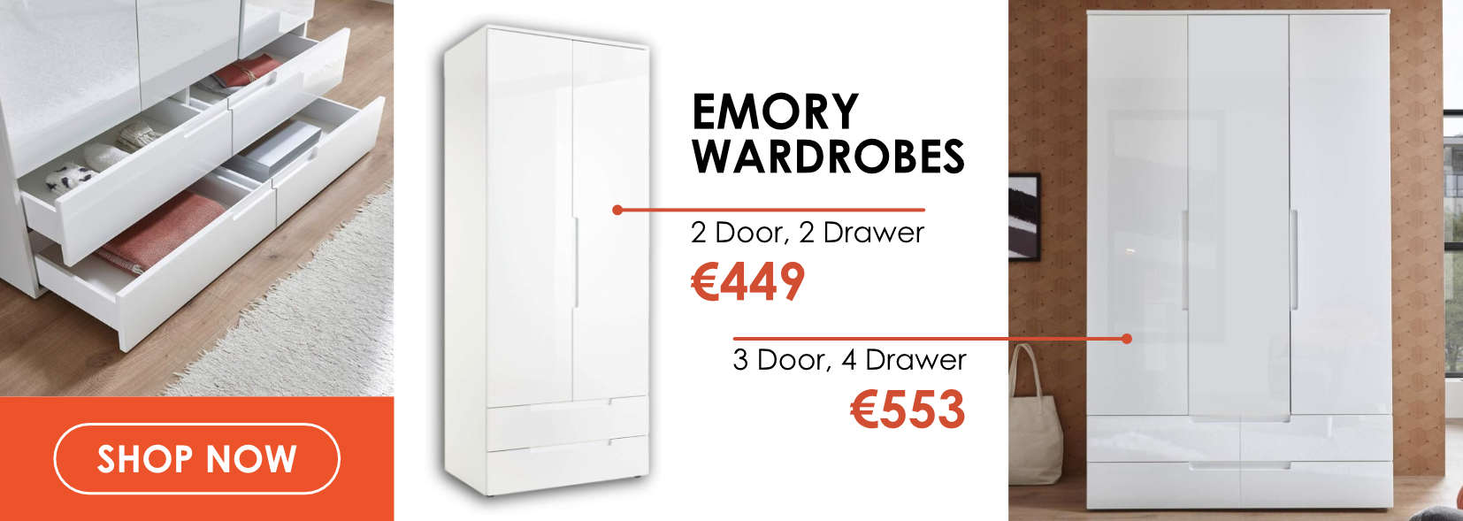 Emory Wardrobe Range