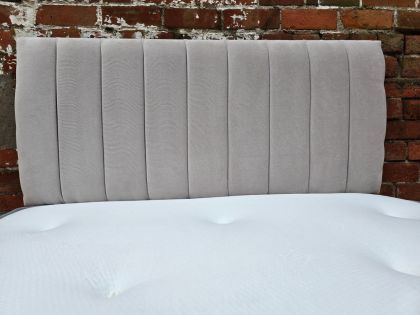 Dolce Fabric Headboard 5ft - Grey