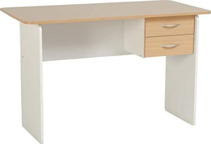 Jenny 2 Drawer Desk - Beech White