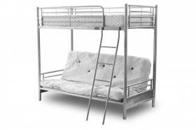 Alaska Futon Bunk Bed - Silver