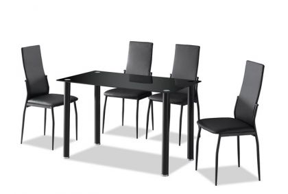 Bailey Glass Dining Set