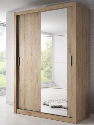 Denmark Small Sliderobe 1.2m - Shetland Oak