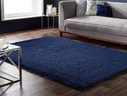 FR Velvet Rug 120 x 170 - Dark Blue