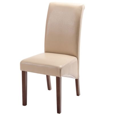 Henley Ivory Faux Leather Dark Leg