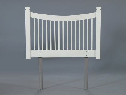 Jordan White Headboard Double 4'6ft