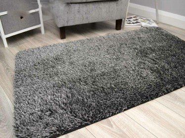 Natty Sparkle Rug 60x110 - Black Grey