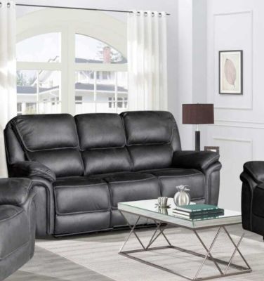 Greta Manual Recliner 3 Seater - Slate