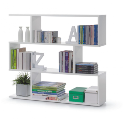 Arctic Bookcase Wide - White