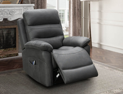 Arianna Lift & Rise Chair - Slate Eclipse Fabric