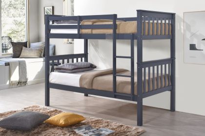 Colton 3′ Bunk Bed - Charcoal