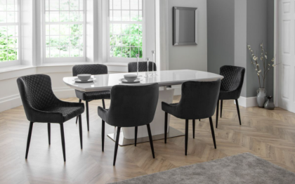 Como & Luxe Grey Dining Set