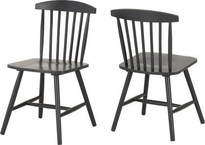 Emery Dining Chair (2 per Box) - Dark Grey