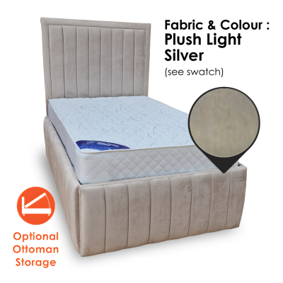 Milan Plush Light Silver