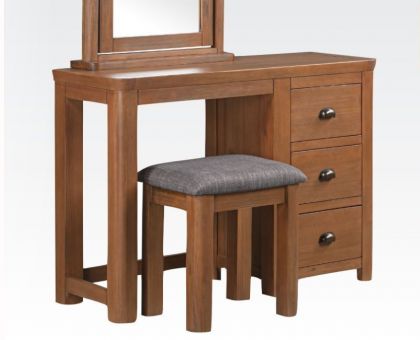 Dark pine deals dressing table