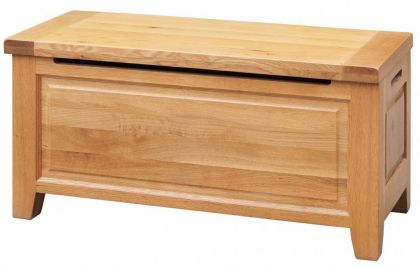 Acorn Solid Oak Blanket Box