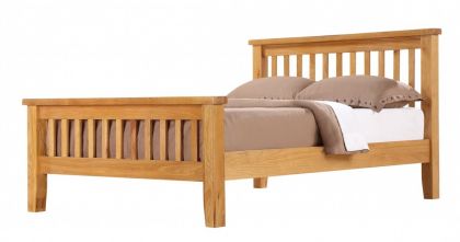 Acorn Solid Oak Double Bed 4ft 6in