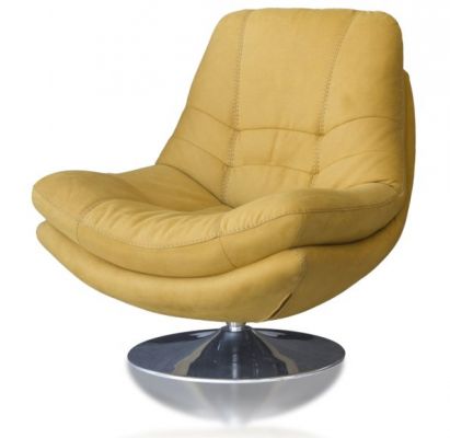 Axis Fabric Occasional Chair - Gold                           