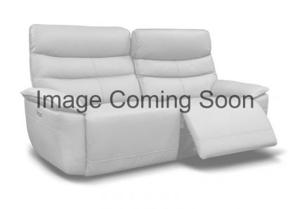 Cadiz Leather 3 Seater Recliner Sofa 3RR - Smoke Blue