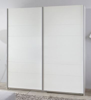 Chess Sliding Wardrobe 135cm - White Sliderobes