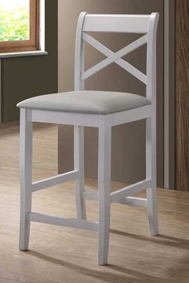 Clermont with PU Seat Bar Stool - Grey