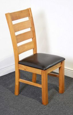 Columbia Chair BROWN PU Seat