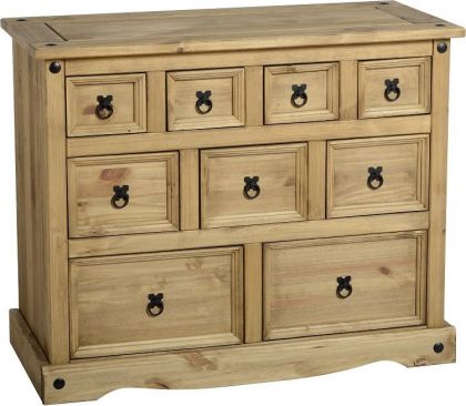 Corona 4+3+2 Drawer Merchant Chest