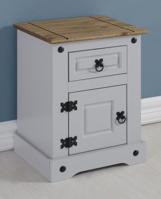 Corona Petite Bedside - Grey