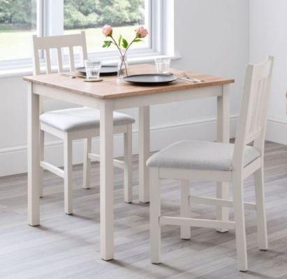 Coxmoor Square Dining Table - White & Oak