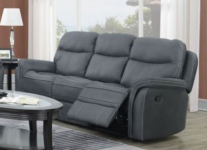 Emerson Fabric 3 Seater Recliner Sofa