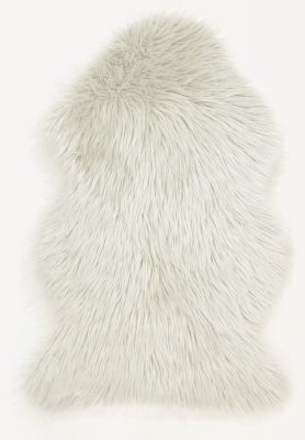 Faux Fur Sheep Skin Rug 60 x 90 - Cream