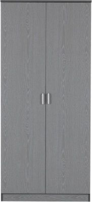 Felix 2 Door Wardrobe - Grey