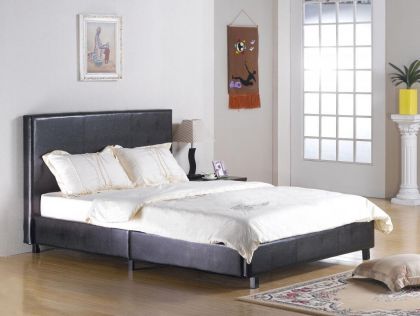Fusion Leather King Size Bed - 5ft