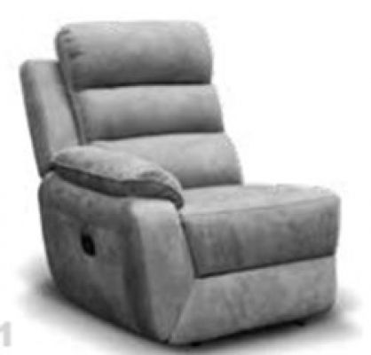 LHF Recliner - Grey / Charcoal