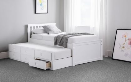 Maisie Captains Bed - White
