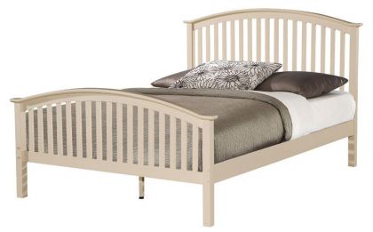 Malta Solid Wood Single Bed 3ft - Cream