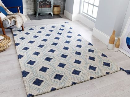 Nappe Marco Rug 160x230 - Blue
