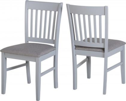 Oxford Fabric Dining Chair - Grey (Sold in 2s)