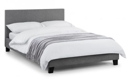 Rialto Fabric Double Bed 4ft 6in - Grey