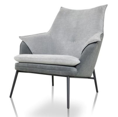 Stefano Fabric Occasional Chair - Metal