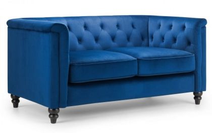 Sandringham 2 Seater Sofa - Blue Velvet