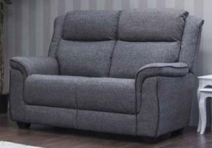 Spencer Fabric 2 Seater Sofa - Grey