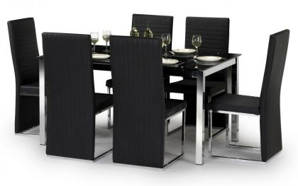 Tempo Glass Dining Set