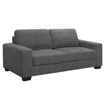 Whitby Fabric 3 Seater Sofa - Dark Grey