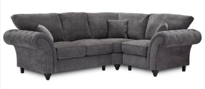 Windsor Fabric Corner Sofa 2c1 - Dark Grey