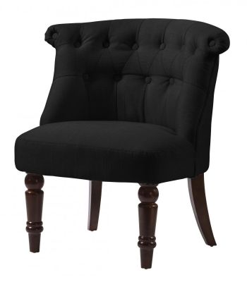 Alderwood Fabric Chair Black (Sold in 2s)