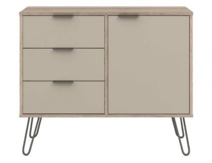 Augusta Small 1 Door 3 Drawer Sideboard - Driftwood