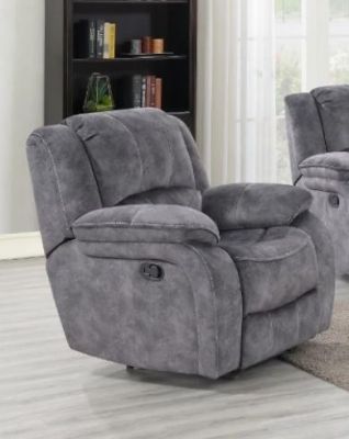 Avana Fabric 1 Seater Sofa - Dark Grey