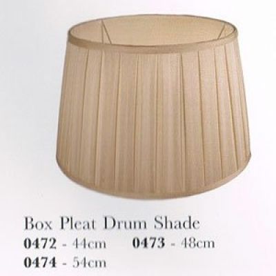 Box Pleat Drum Shade