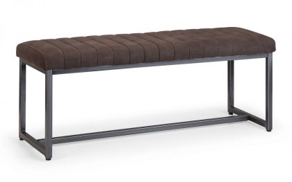 Brooklyn Upholstered Bench - Charcoal